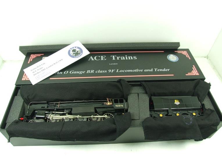 Ace Trains O Gauge E28E2 BR Class 9F Loco & Tender R/N 92076 Elec 2/3 Rail Bxd image 19