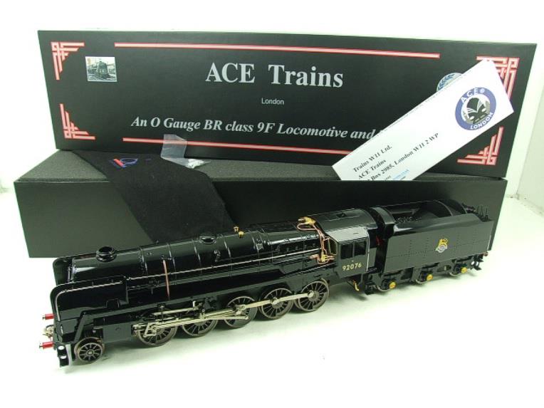 Ace Trains O Gauge E28E2 BR Class 9F Loco & Tender R/N 92076 Elec 2/3 Rail Bxd image 21