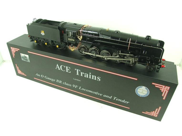 Ace Trains O Gauge E28E2 BR Class 9F Loco & Tender R/N 92076 Elec 2/3 Rail Bxd image 22