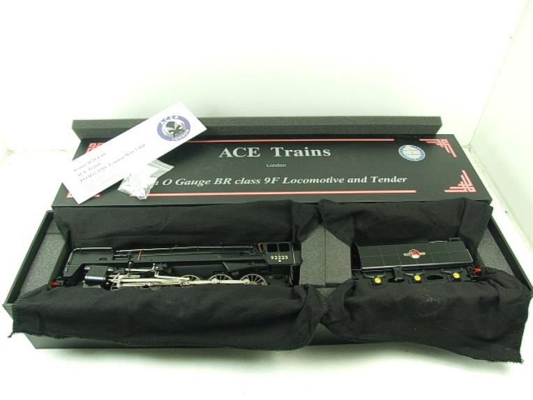 Ace Trains O Gauge E28H1 BR Class 9F Loco & Tender R/N 92223 Elec 2/3 Rail Bxd image 19