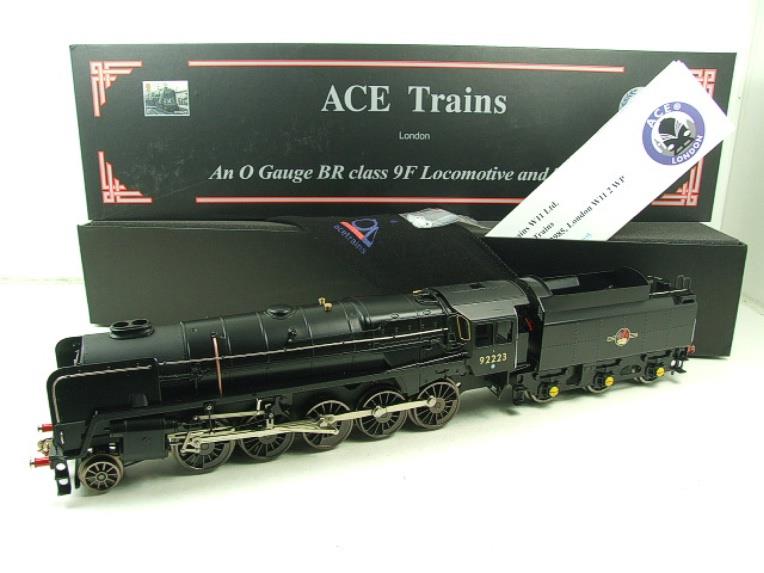 Ace Trains O Gauge E28H1 BR Class 9F Loco & Tender R/N 92223 Elec 2/3 Rail Bxd image 21
