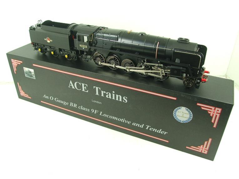 Ace Trains O Gauge E28H1 BR Class 9F Loco & Tender R/N 92223 Elec 2/3 Rail Bxd image 22