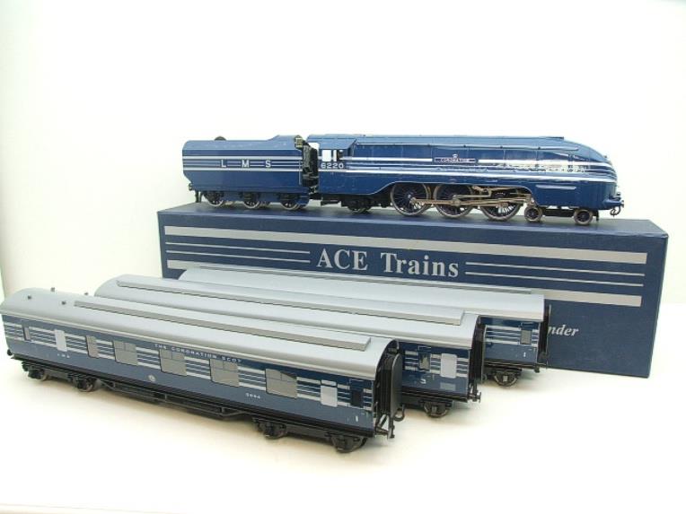 Ace Trains E12A Coronation Pacific LMS Blue "Coronatiion" & x6 Coaches Set" Electric 2/3 Rail image 20