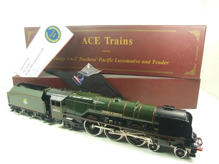 Ace Trains O Gauge E12G1 BR Duchess Pacific "Ducheess of Montrose" R/N 46232 Electric 2/3 Rail Bxd image 21