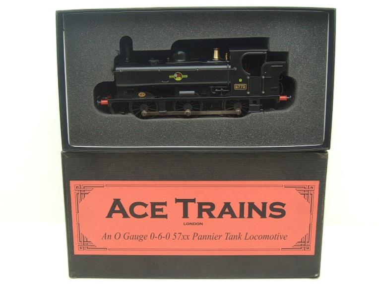 Ace Trains O Gauge E21E BR Post 56 Black 57xx Pannier Tank Loco R/N 5775 Electric 2/3 Rail Boxed image 16