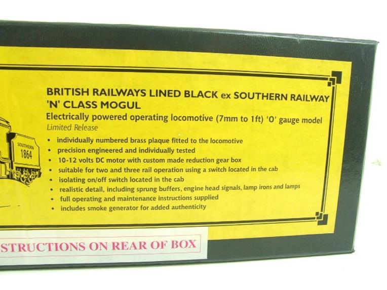 Bassett Lowke O Gauge BL99004 BR Black N Class Mogul Loco & Tender 31407 Electric 2/3 Rail Boxed image 20