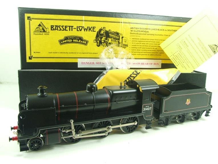 Bassett Lowke O Gauge BL99004 BR Black N Class Mogul Loco & Tender 31407 Electric 2/3 Rail Boxed image 21