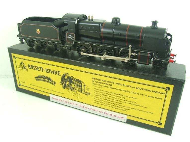 Bassett Lowke O Gauge BL99004 BR Black N Class Mogul Loco & Tender 31407 Electric 2/3 Rail Boxed image 22