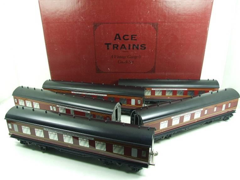 Ace Trains O Gauge LMS C2 "Merseyside Express" Coaches x5 Set 2/3 Rail Edition Boxed Set image 22
