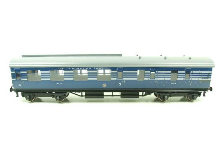 Ace Trains O Gauge C20-B LMS Blue Coronation Scot x3 Coaches 2/3 Rail Set B Bxd image 13