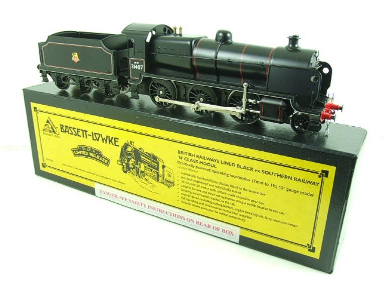 Bassett Lowke O Gauge BL99004 BR Black N Class Mogul Loco & Tender R/N 31407 Electric 2/3 Rail image 22