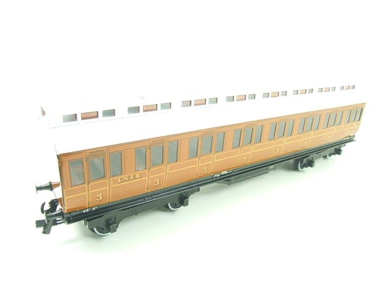 Darstaed O Gauge "LNER" x5 Suburban Non Corridor Coaches Set 3 Rail Clerestory Roofs Boxed image 11