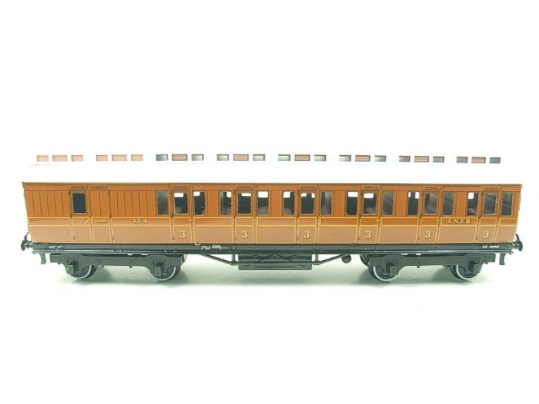 Darstaed O Gauge "LNER" x5 Suburban Non Corridor Coaches Set 3 Rail Clerestory Roofs Boxed image 16