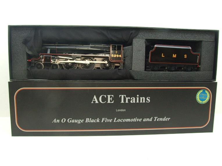 Ace Trains O Gauge LMS E19 Stanier Black 5 & LMS Maroon Stanier C18A & C18B Set & C18K Kitchen Coac image 19