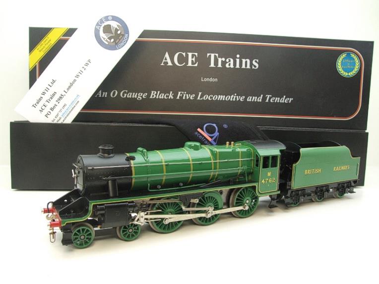 Ace Trains O Gauge E19-J BR Malachite Green Black Five Loco & Tender R/N M4762 Elec 2/3 Rail Bxd image 22