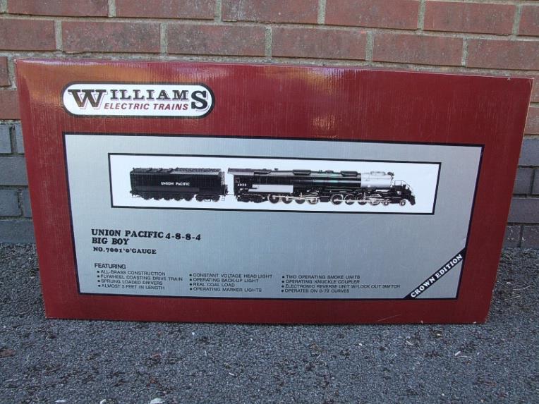 Williams O Gauge Brass No:7001 Union Pacific 4-8-8-4 "Big Boy" Black & Grey No.4020, 3-Rail Elec Bxd image 17