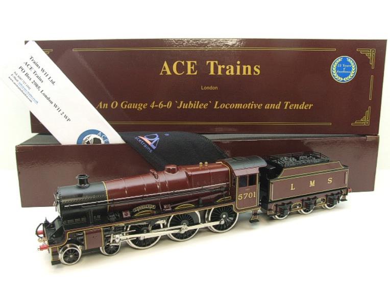 Ace Trains O Gauge E18C4 FT LMS Jubilee Loco & Fowler Tender "Conqueror" R/N 5701 Electric 2/3 Rail image 22