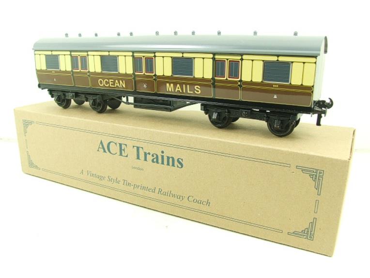 Ace Trains Wright Overlay Series O Gauge GWR "Ocean Mails" Coach R/N 822 Boxed 2/3 Rail image 14