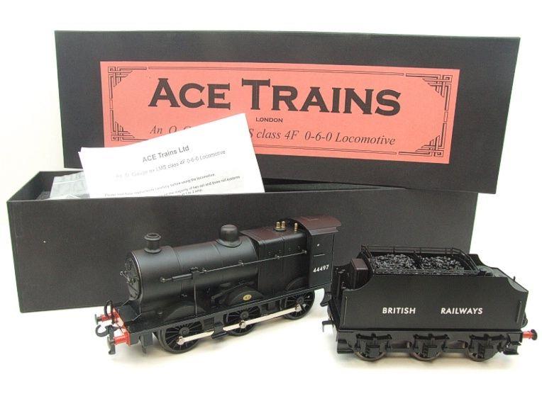 Ace Trains O Gauge E5E Fowler 4F Class 0-6-0 Loco and Tender 44497 "British Railway" Satin Black image 20