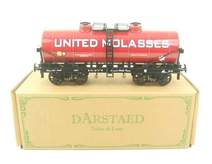 Darstaed O Gauge Bogie Tanker "United Molasses" Pre War Livery 2/3 Rail Running Boxed image 15