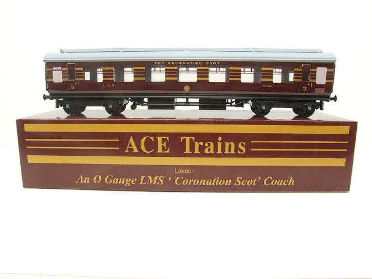Ace Trains O Gauge C28 A & B Sets & C28 Open 3rd LMS Maroon Coronation x7 Coaches Bxd B/New image 20