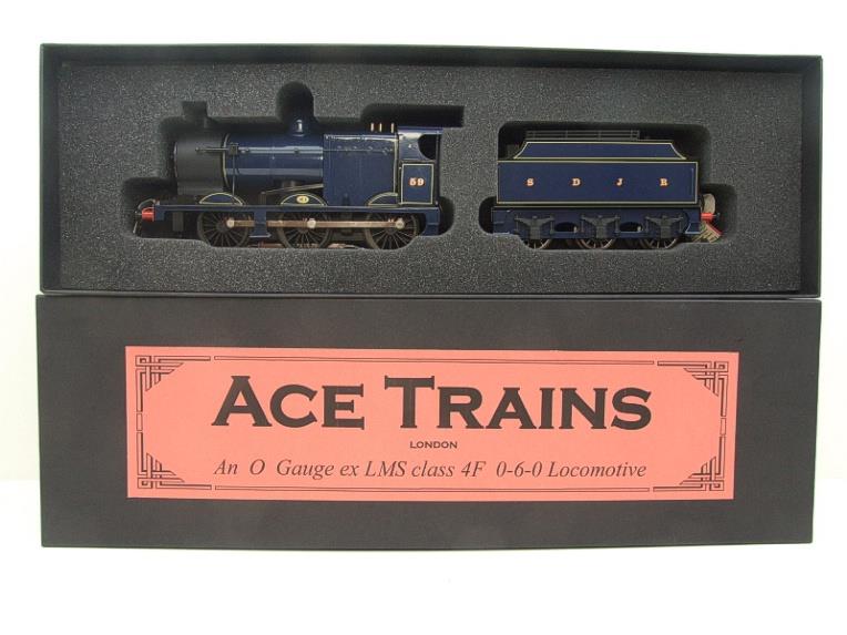 Ace Trains O Gauge E5B Fowler 4F Class 0-6-0 Loco and Tender R/N 59 "S&DJR" Lined Gloss Blue image 18