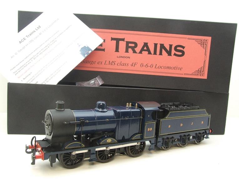 Ace Trains O Gauge E5B Fowler 4F Class 0-6-0 Loco and Tender R/N 59 "S&DJR" Lined Gloss Blue image 20