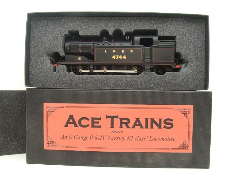 Ace Trains O Gauge E11A LNER Satin Black N2 Class 0-6-2 Tank Loco R/N 4744 Electric 2/3 Rail Boxed image 18