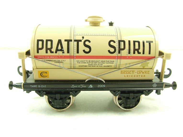 Bassett Lowke O Gauge BL99067 "Pratt's Spirit" Cream Tanker Wagon Tinplate Boxed image 13