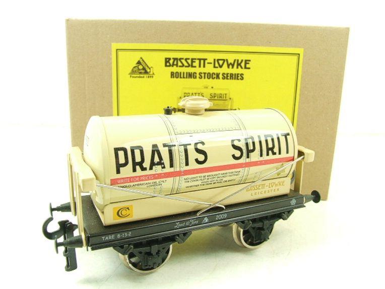 Bassett Lowke O Gauge BL99067 "Pratt's Spirit" Cream Tanker Wagon Tinplate Boxed image 14