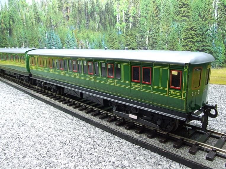 Ace Trains O Gauge CIE S Southern SR Green EMU x3 Car Coach Set Electric 3 Rail Boxed image 16