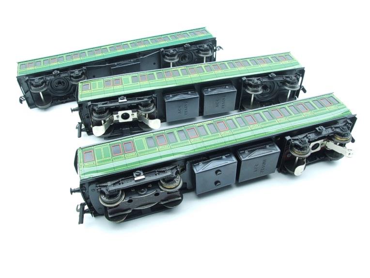 Ace Trains O Gauge CIE S Southern SR Green EMU x3 Car Coach Set Electric 3 Rail Boxed image 19