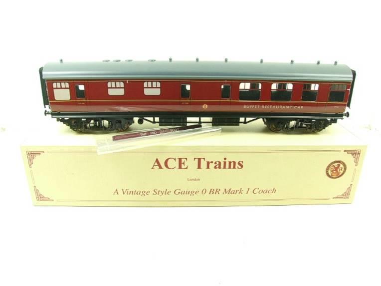 Ace Trains O Gauge C13R BR Maroon Mark 1 "Restaurant Buffet" Coach R/N 1712 Boxed image 1