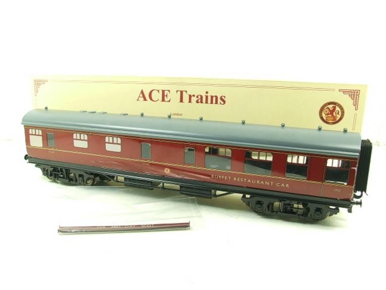 Ace Trains O Gauge C13R BR Maroon Mark 1 "Restaurant Buffet" Coach R/N 1712 Boxed image 4