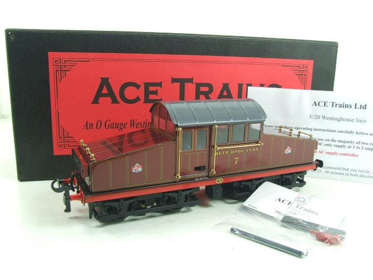 Ace Trains O Gauge E20 Westinghouse "Metropolitan" Bo Bo Loco No7 Electric 2/3 Rail Bxd image 2