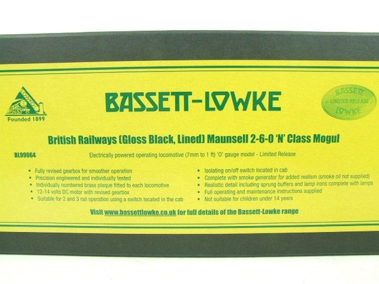 Bassett Lowke O Gauge BL99064 BR Gloss Black Maunsell N Class Mogul Loco & Tender R/N 31816 Electric 2/3 Rail Boxed image 19