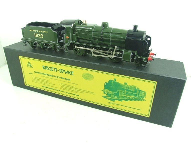 Bassett Lowke O Gauge BL99054, SR Green Maunsell N Class Mogul R/N 1823 Electric 2/3 Rail Boxed NEW REVISED Edition image 2