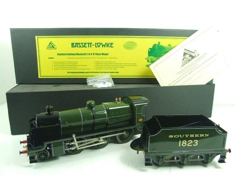 Bassett Lowke O Gauge BL99054, SR Green Maunsell N Class Mogul R/N 1823 Electric 2/3 Rail Boxed NEW REVISED Edition image 3
