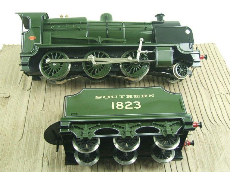 Bassett Lowke O Gauge BL99054, SR Green Maunsell N Class Mogul R/N 1823 Electric 2/3 Rail Boxed NEW REVISED Edition image 6