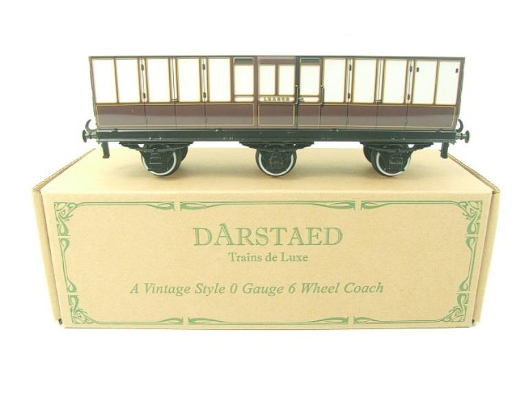 Darstaed O Gauge "LBSCR" Six Wheel Full Brake Coach Boxed image 12