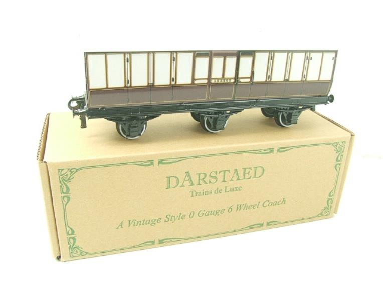 Darstaed O Gauge "LBSCR" Six Wheel Full Brake Coach Boxed image 15