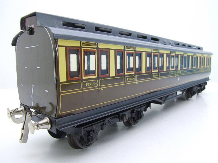 Ace Trains O Gauge C1 "GWR" 1st Class Clerestory Roof Passenger Coach Grey Roof Boxed image 16