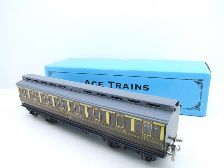 Ace Trains O Gauge C1 "GWR" 1st Class Clerestory Roof Passenger Coach Grey Roof Boxed image 17