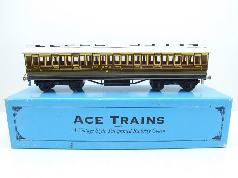 Ace Trains O Gauge C1 "GWR" 3rd Class Clerestory Roof Passenger Coach White Roof Boxed image 13