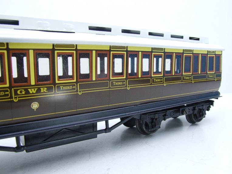 Ace Trains O Gauge C1 "GWR" 3rd Class Clerestory Roof Passenger Coach White Roof Boxed image 14