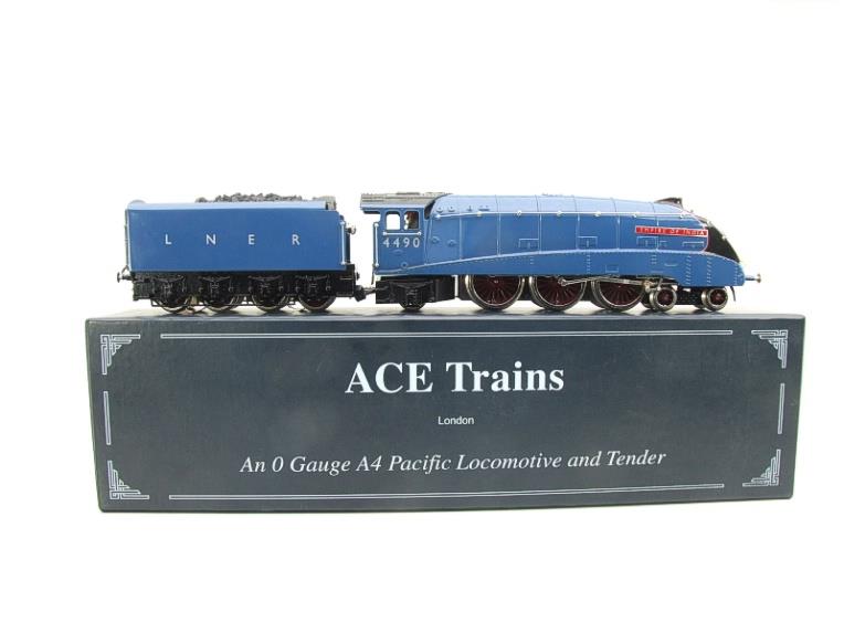 Ace Trains O Gauge E4, A4 Pacific Pre-War LNER Blue "Empire of India" R/N 4490 Electric Boxed image 18