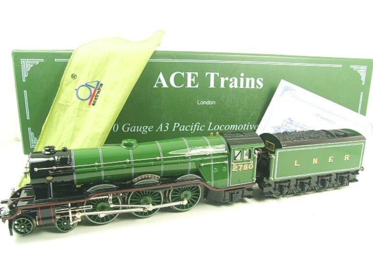 Ace Trains O Gauge E6 A3 Pacific LNER Green "Papyrus" R/N 2750 Electric 3 Rail Bxd image 16