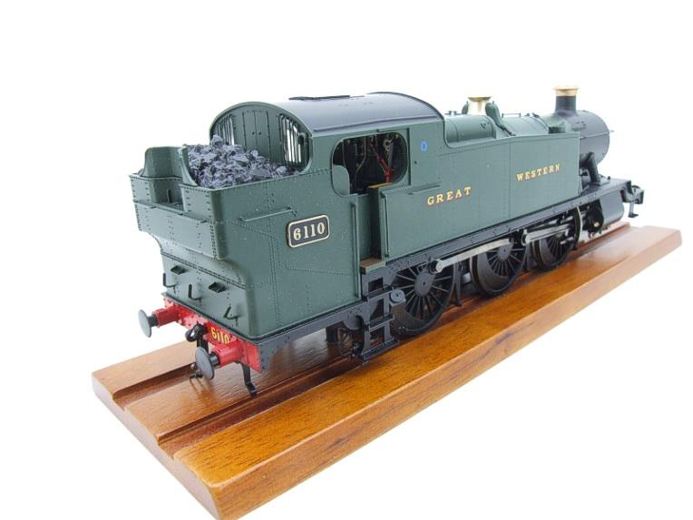 Heljan O Gauge Item 6100 "Great Western" Green Class 61xx Large Prairie Loco R/N 6110 Electric image 11