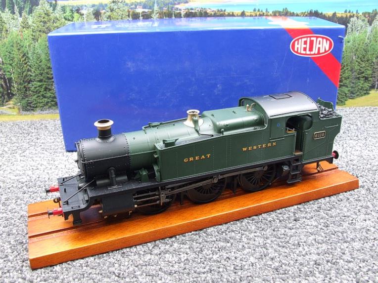 Heljan O Gauge Item 6100 "Great Western" Green Class 61xx Large Prairie Loco R/N 6110 Electric image 13