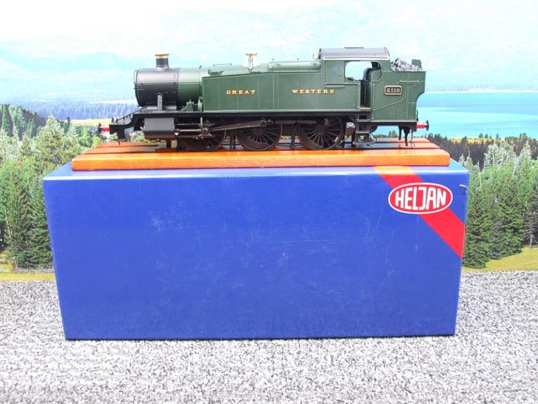 Heljan O Gauge Item 6100 "Great Western" Green Class 61xx Large Prairie Loco R/N 6110 Electric image 18